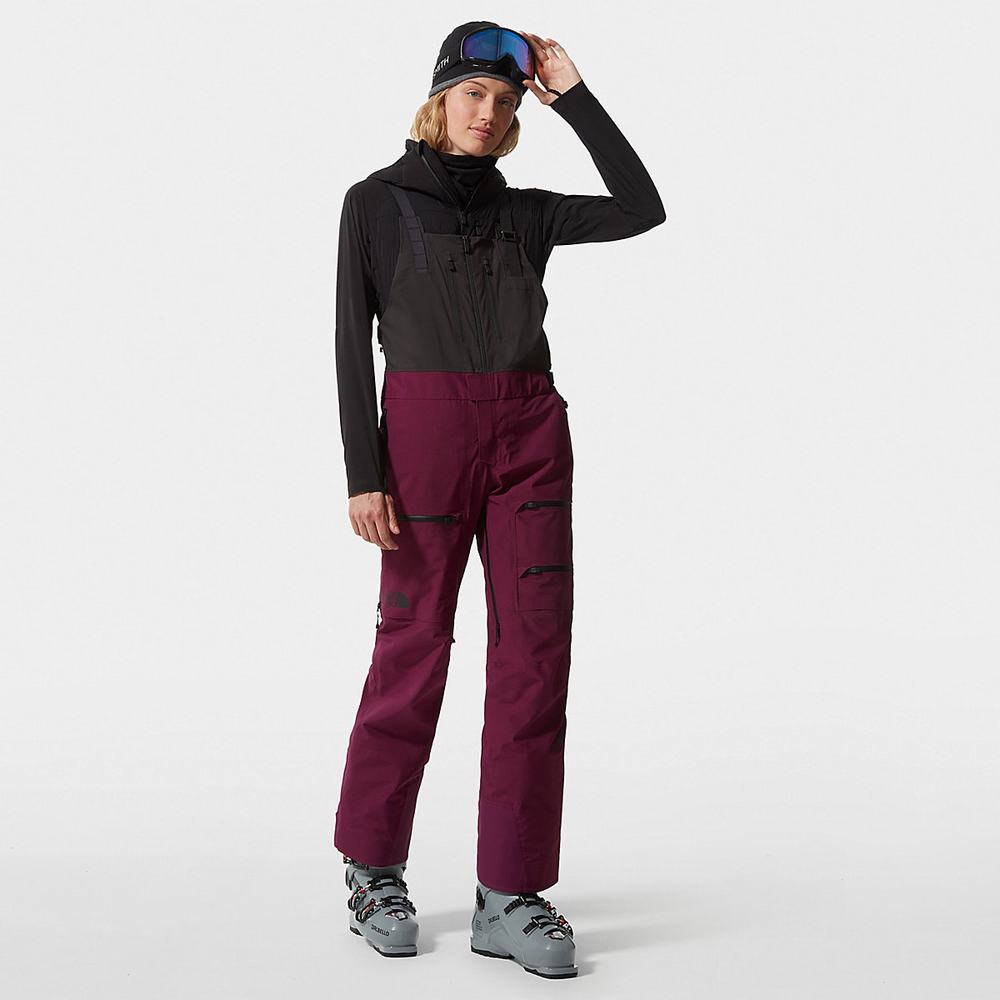 Nohavice The North Face BRIGANDINE FUTURELIGHT™ BIB Damske Nachový Čierne | FIQ-175308