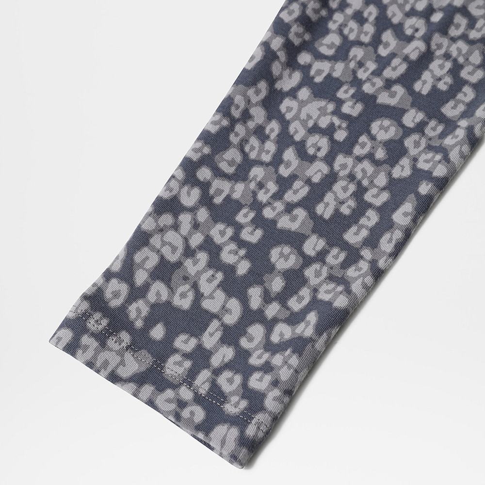 Nohavice The North Face Big Logo Dievcenske Siva Leopardie | IGV-917520