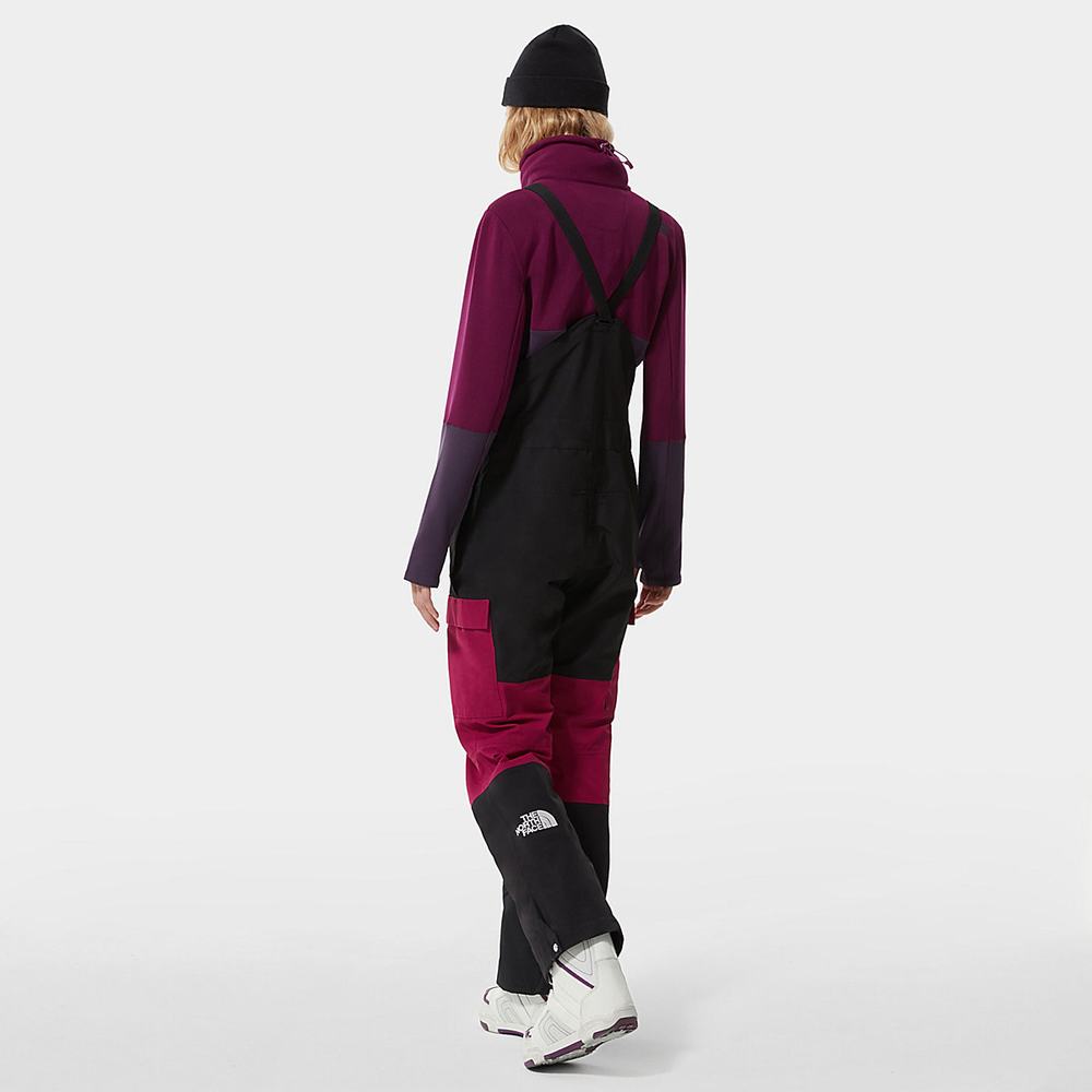 Nohavice The North Face DRAGLINE BIB Damske Čierne Nachový | UXH-820196