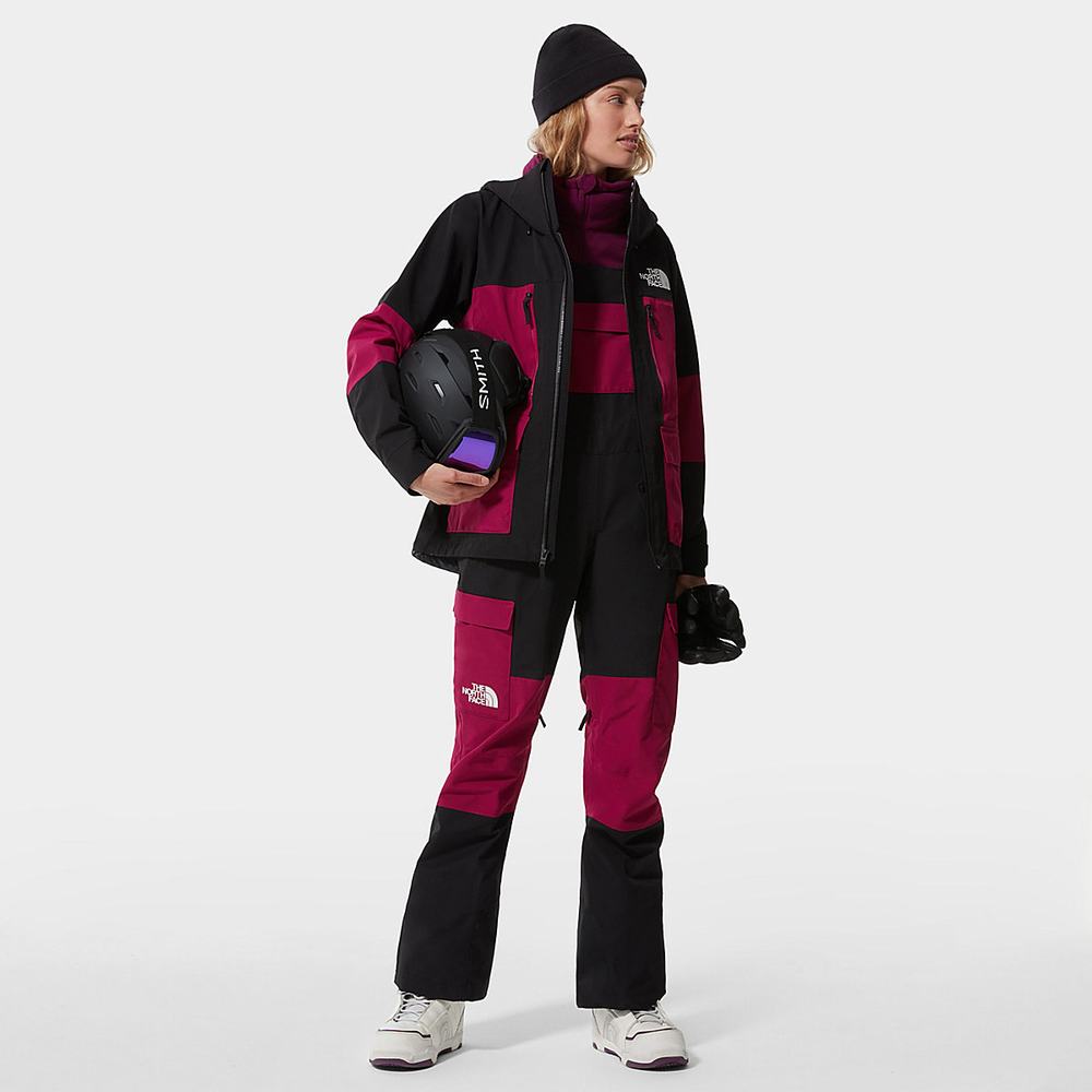 Nohavice The North Face DRAGLINE BIB Damske Čierne Nachový | UXH-820196