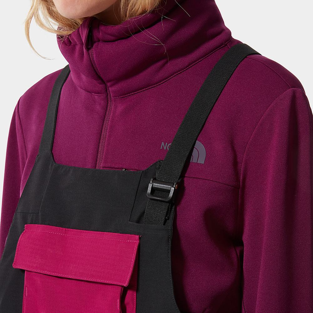 Nohavice The North Face DRAGLINE BIB Damske Čierne Nachový | UXH-820196