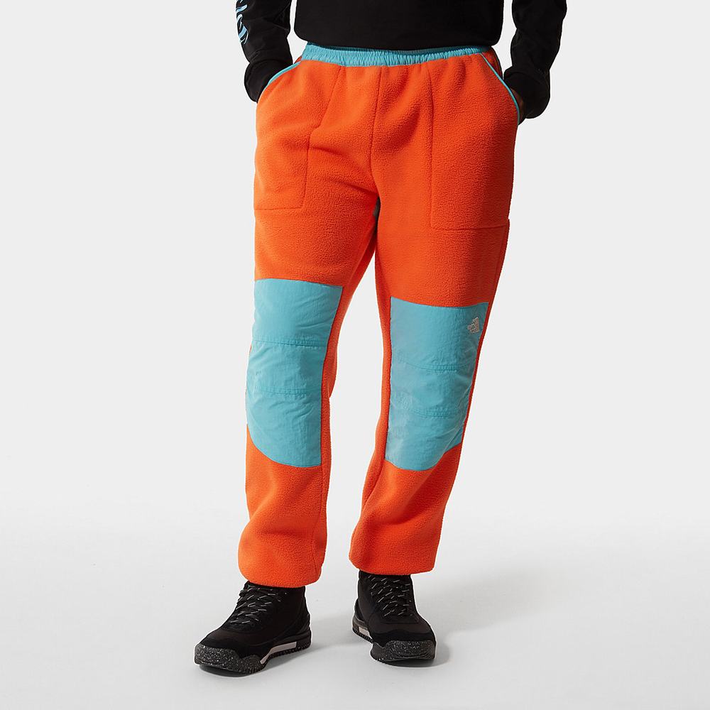 Nohavice The North Face Denali Panske Červené Oranžové Modre | NGV-351486