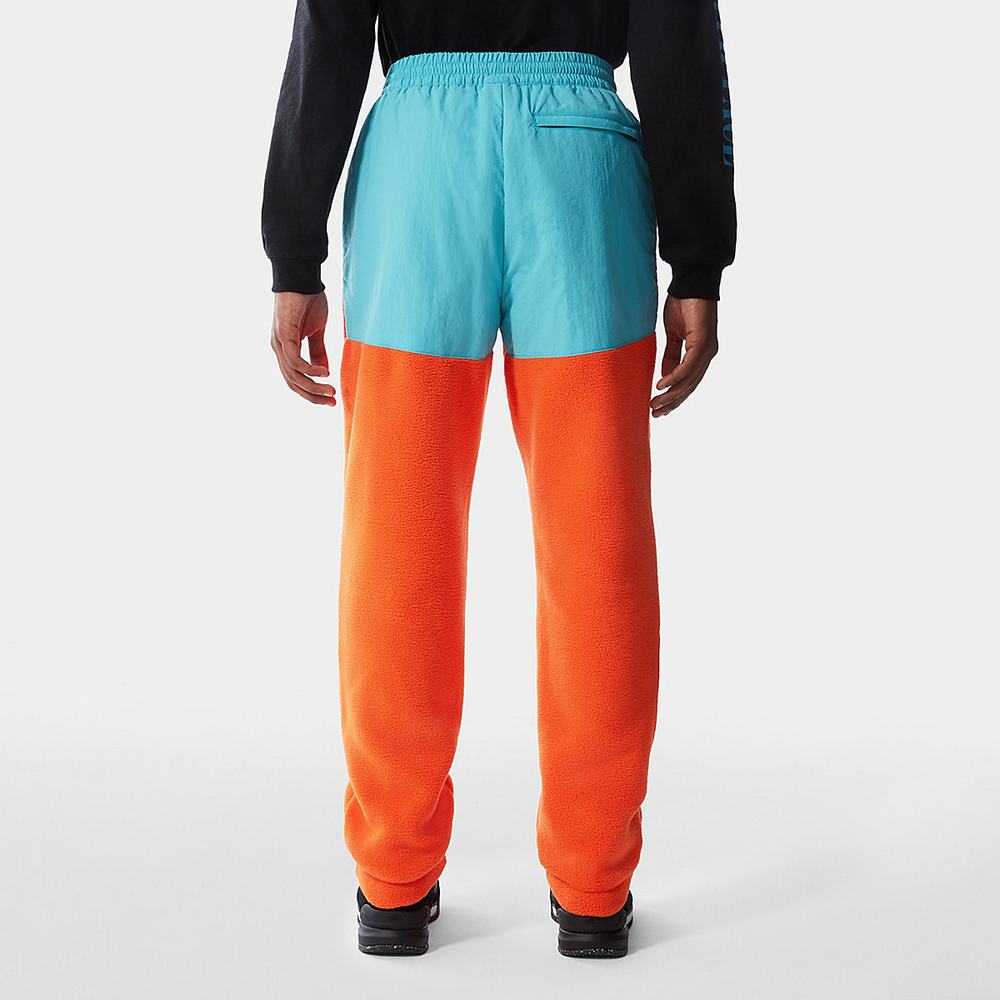 Nohavice The North Face Denali Panske Červené Oranžové Modre | NGV-351486