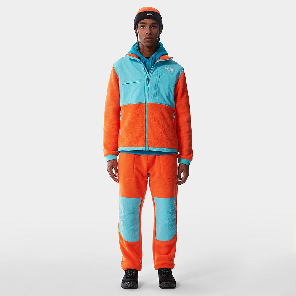 Nohavice The North Face Denali Panske Červené Oranžové Modre | NGV-351486