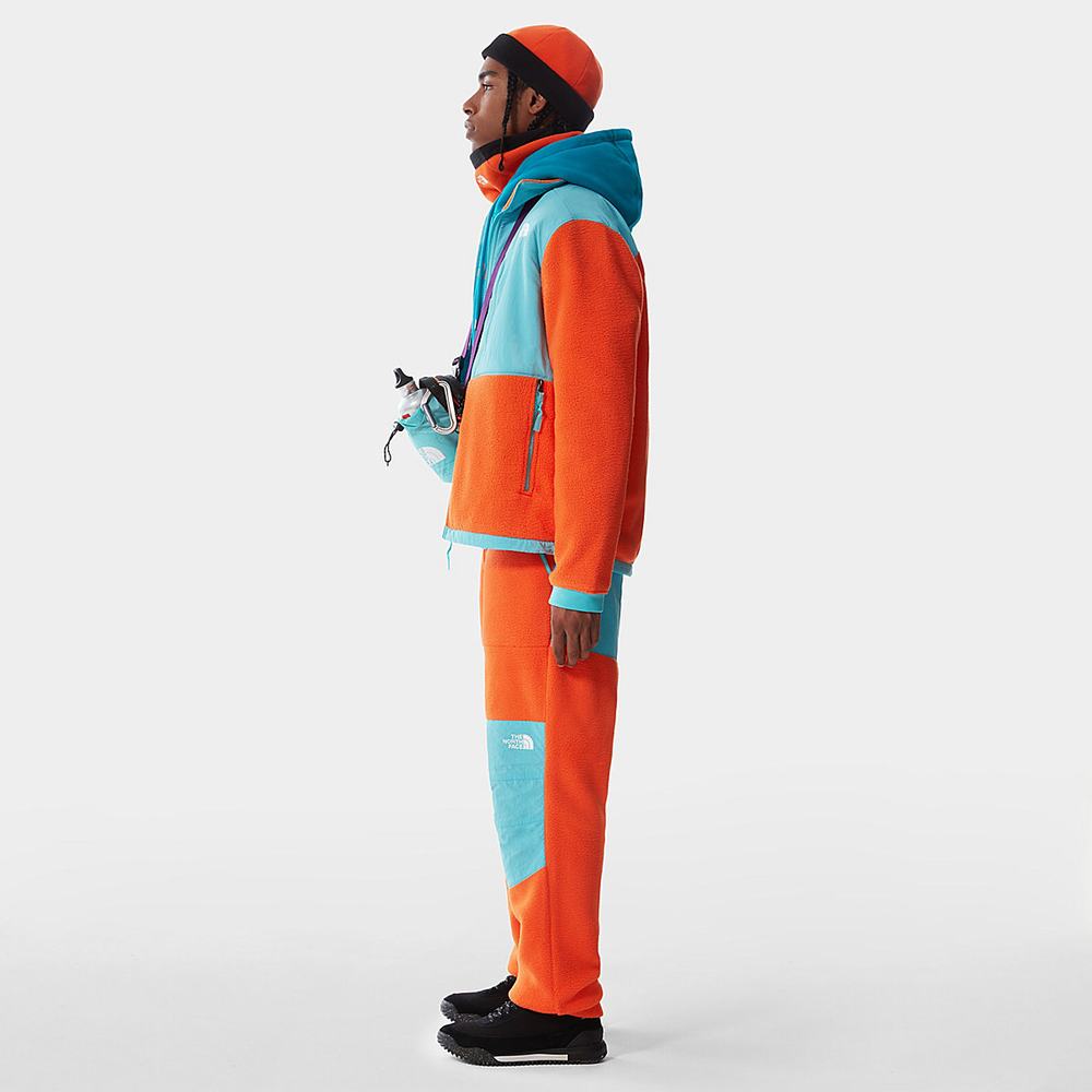 Nohavice The North Face Denali Panske Červené Oranžové Modre | NGV-351486