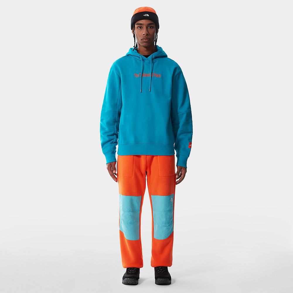 Nohavice The North Face Denali Panske Červené Oranžové Modre | NGV-351486