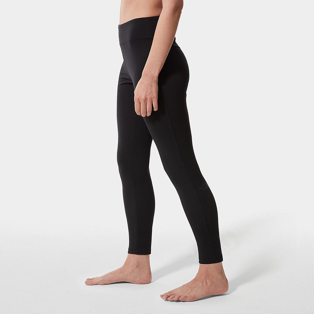 Nohavice The North Face DotKnit Baselayer Damske Čierne | ZBT-346921