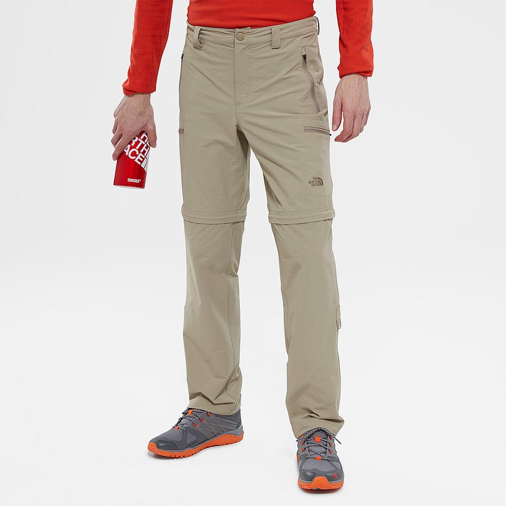 Nohavice The North Face Exploration Convertible Panske Béžové | KCJ-597308