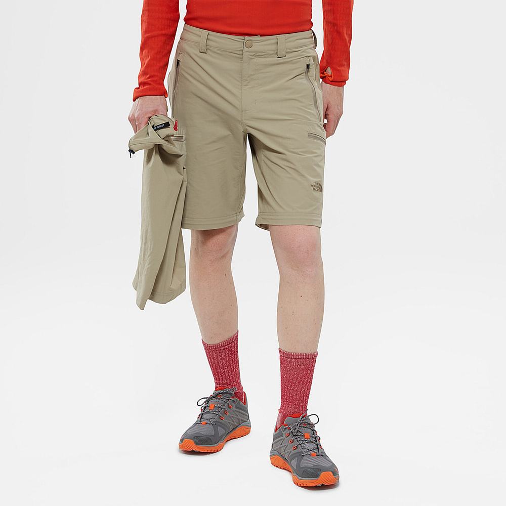 Nohavice The North Face Exploration Convertible Panske Béžové | KCJ-597308
