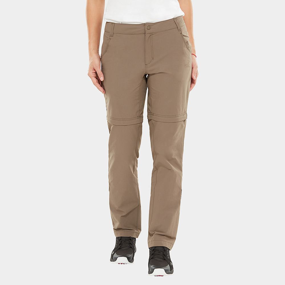 Nohavice The North Face Exploration Convertible Damske Hnede | PZS-283641