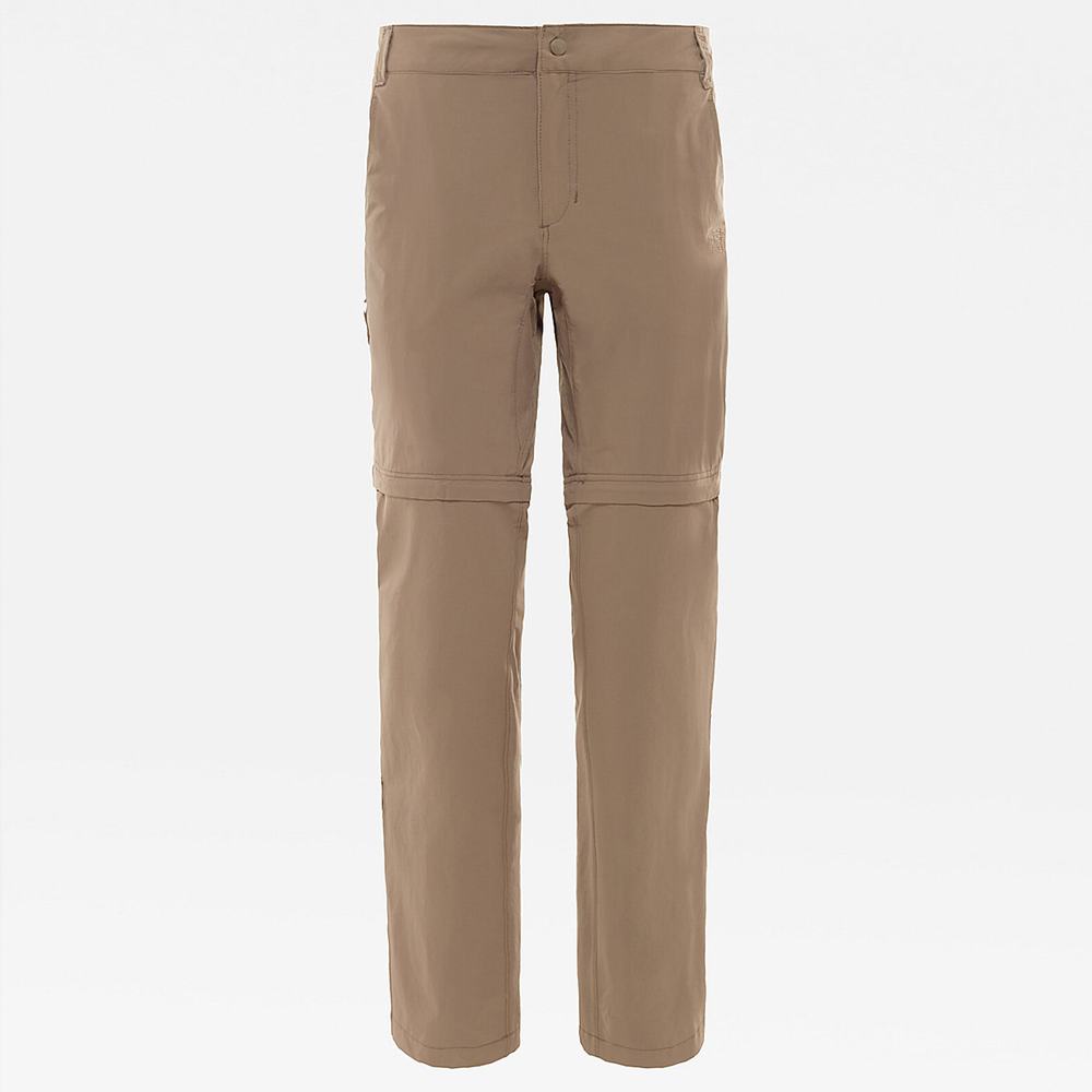 Nohavice The North Face Exploration Convertible Damske Hnede | PZS-283641