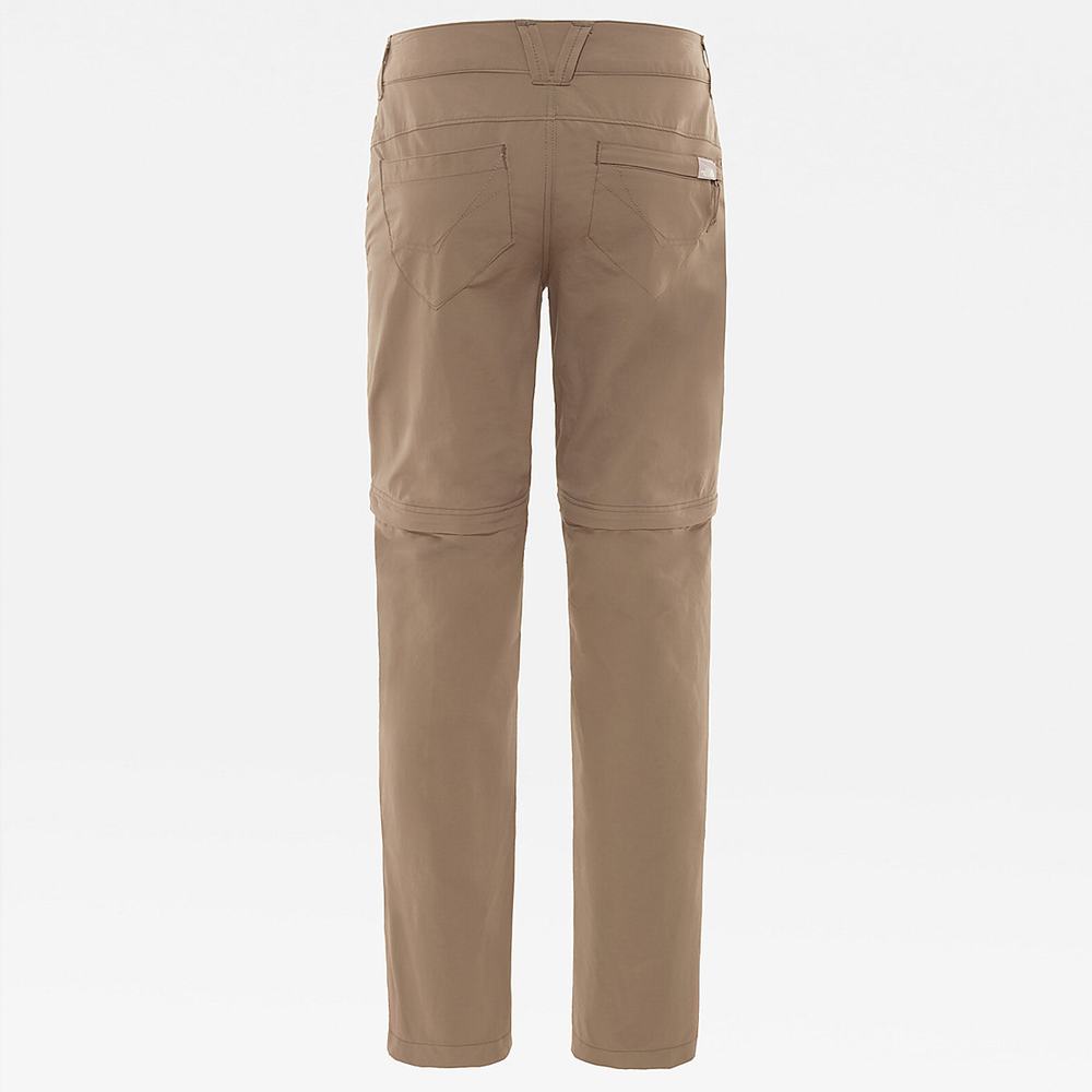Nohavice The North Face Exploration Convertible Damske Hnede | PZS-283641