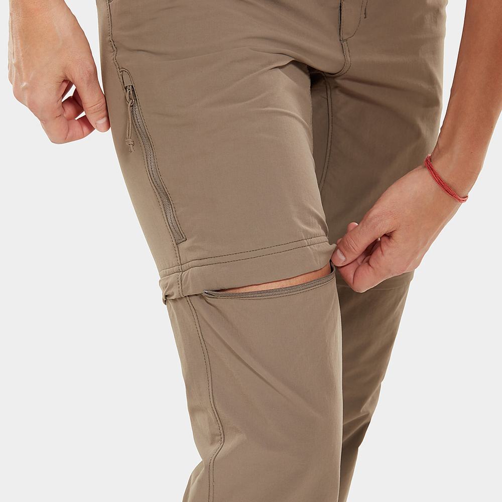 Nohavice The North Face Exploration Convertible Damske Hnede | PZS-283641