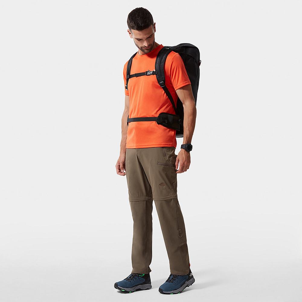 Nohavice The North Face Exploration Convertible Panske Hnede | TQN-061427