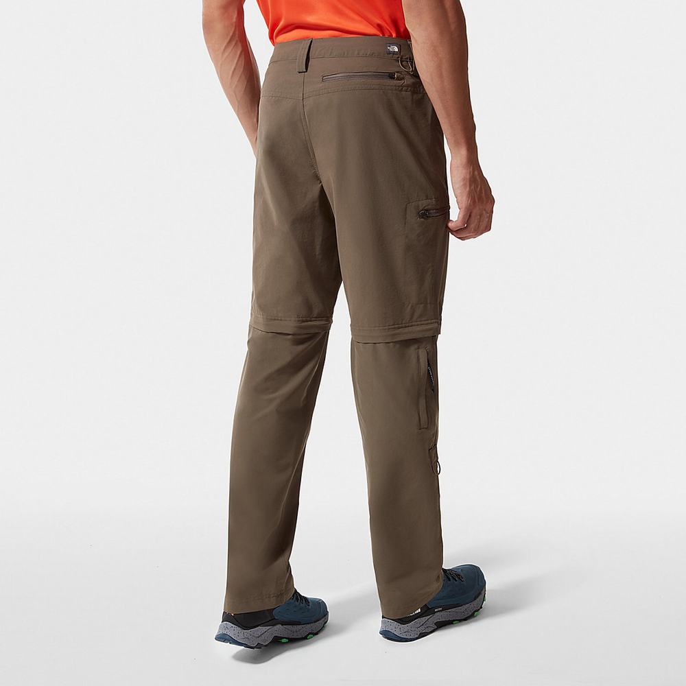 Nohavice The North Face Exploration Convertible Panske Hnede | TQN-061427