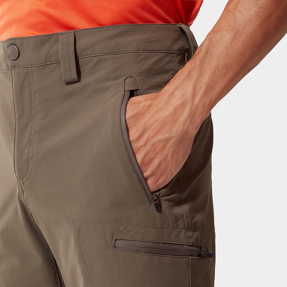 Nohavice The North Face Exploration Convertible Panske Hnede | TQN-061427