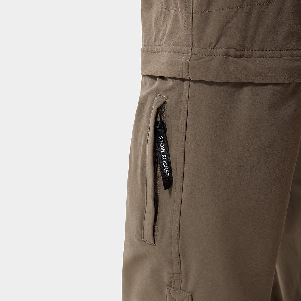 Nohavice The North Face Exploration Convertible Panske Hnede | TQN-061427