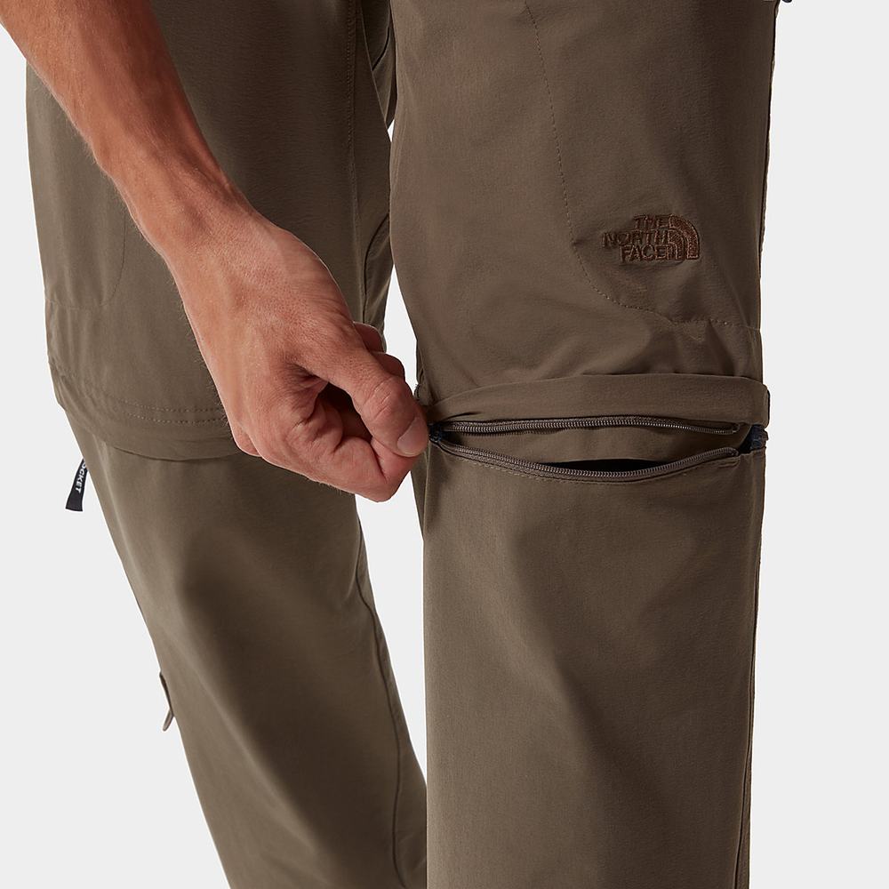Nohavice The North Face Exploration Convertible Panske Hnede | TQN-061427