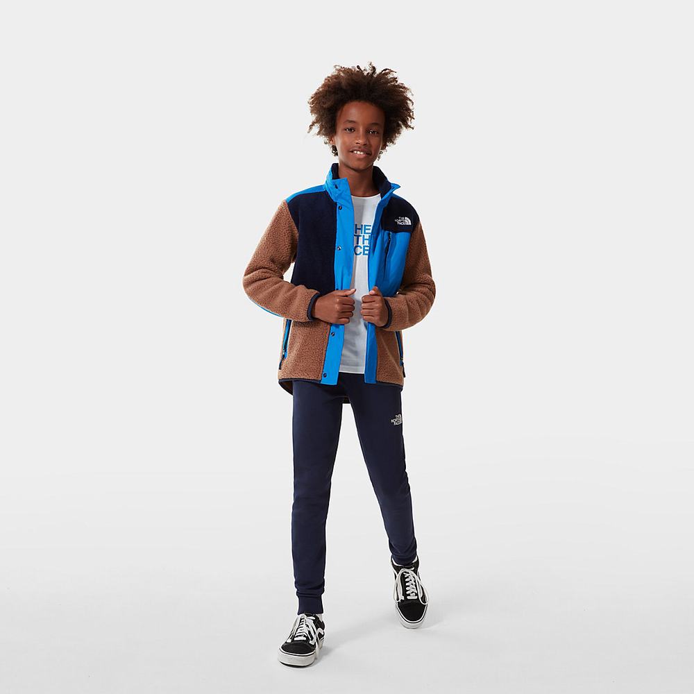 Nohavice The North Face Fleece Chlapcenske Námornícka Modrá | DBA-891253