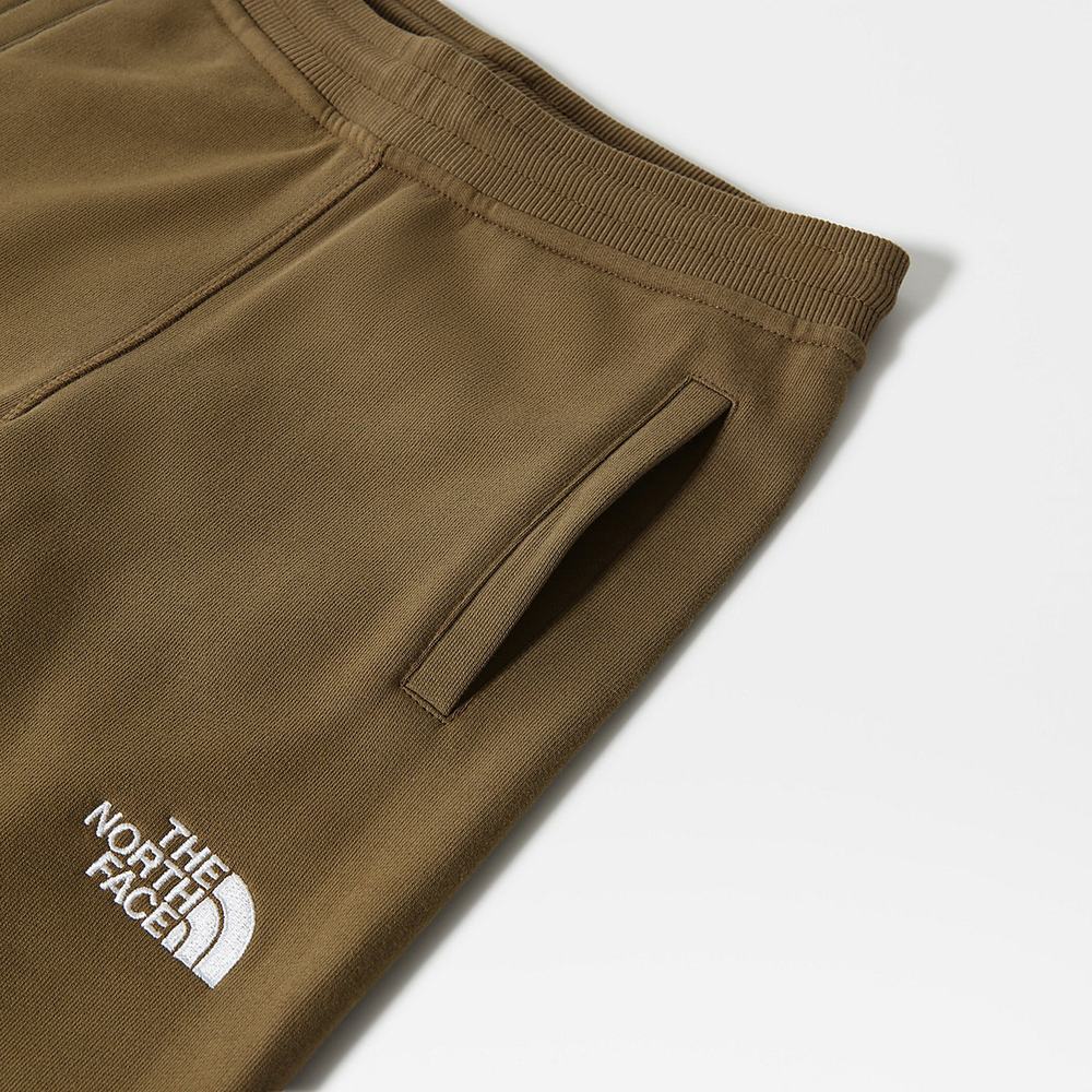 Nohavice The North Face Fleece Chlapcenske Olivovo Zelená Zelene Biele | YRC-258149