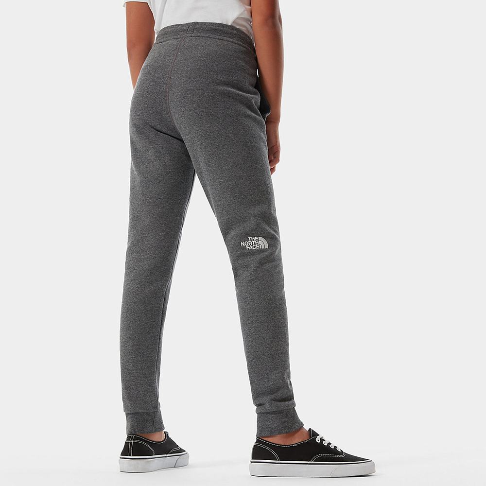 Nohavice The North Face Fleece Dievcenske Siva Biele | JDO-102643