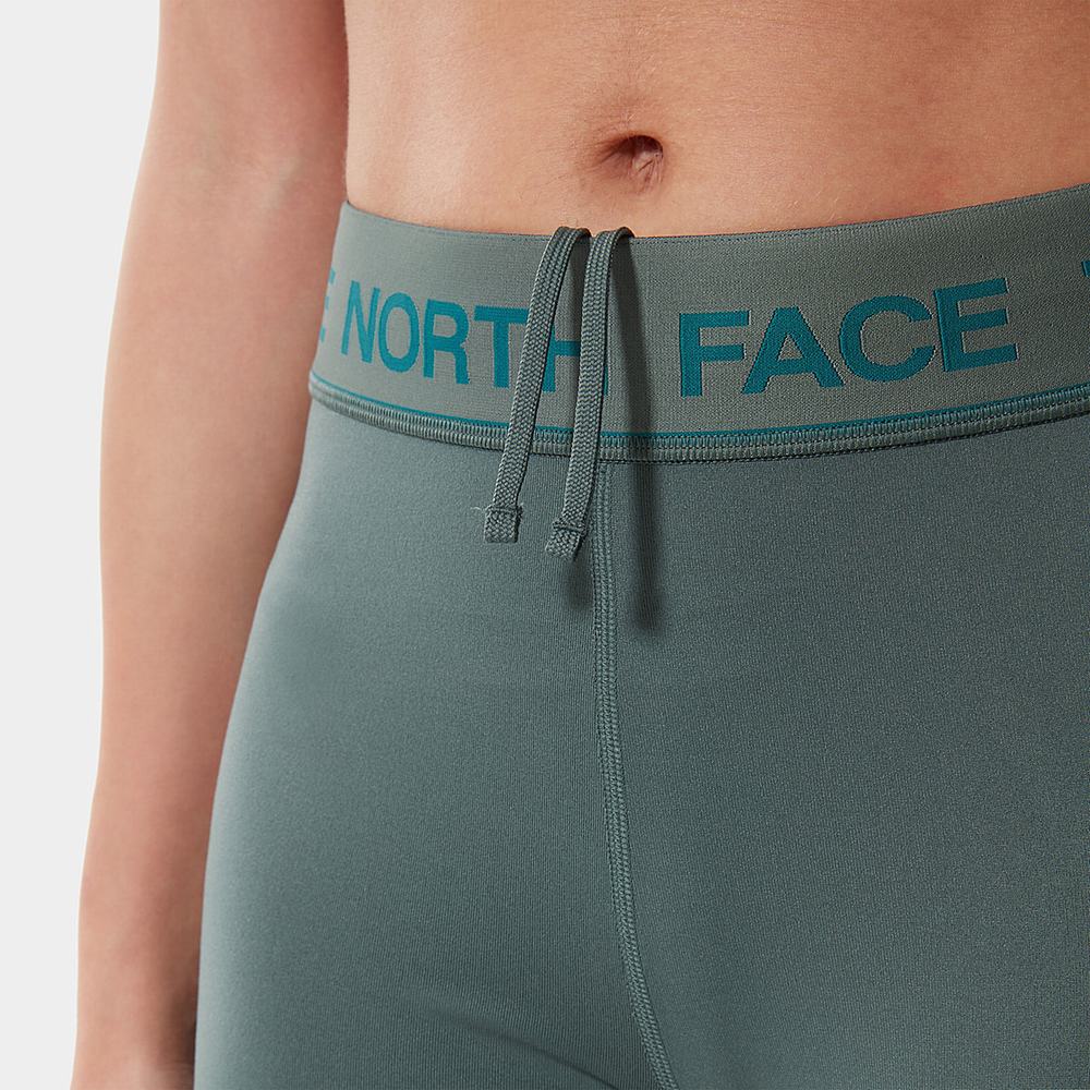 Nohavice The North Face Flex Stredne Rise Damske Zelene | ACH-392615