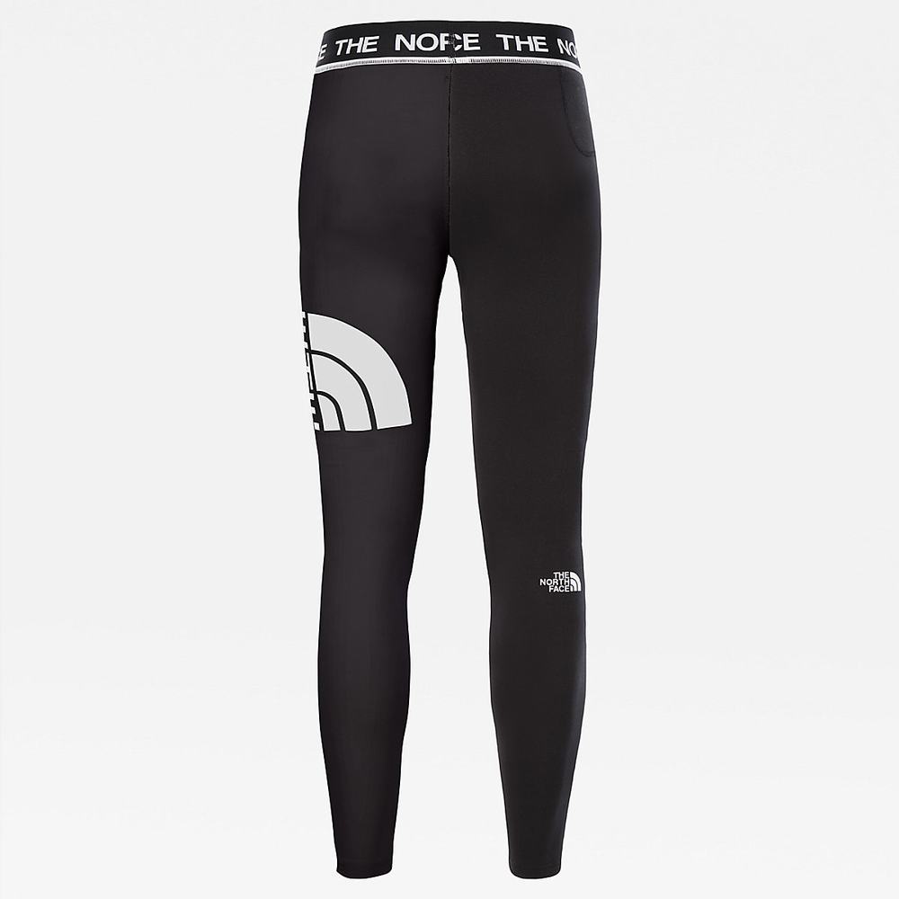 Nohavice The North Face Flex Stredne Rise Damske Čierne Biele | QWI-295430