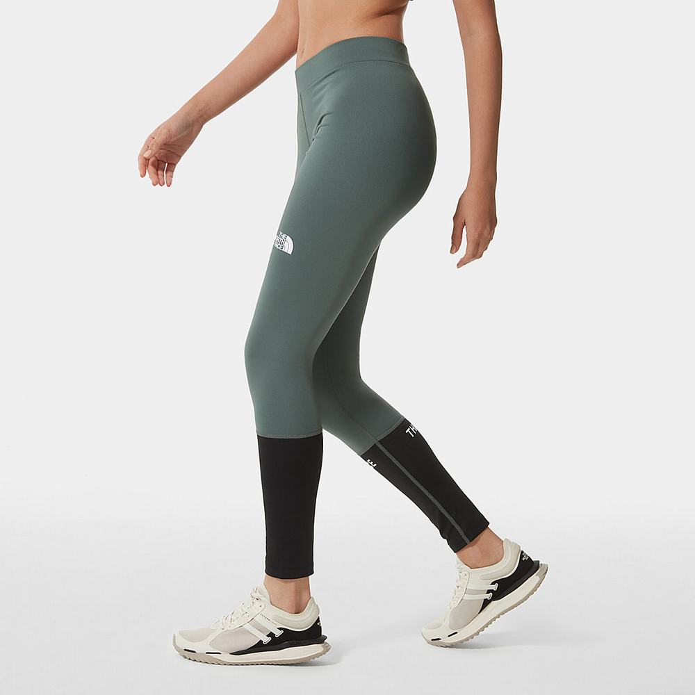 Nohavice The North Face MOUNTAIN ATHLETICS Damske Čierne Zelene | EVB-304976