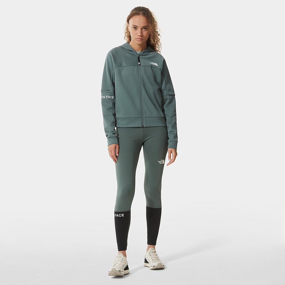Nohavice The North Face MOUNTAIN ATHLETICS Damske Čierne Zelene | EVB-304976