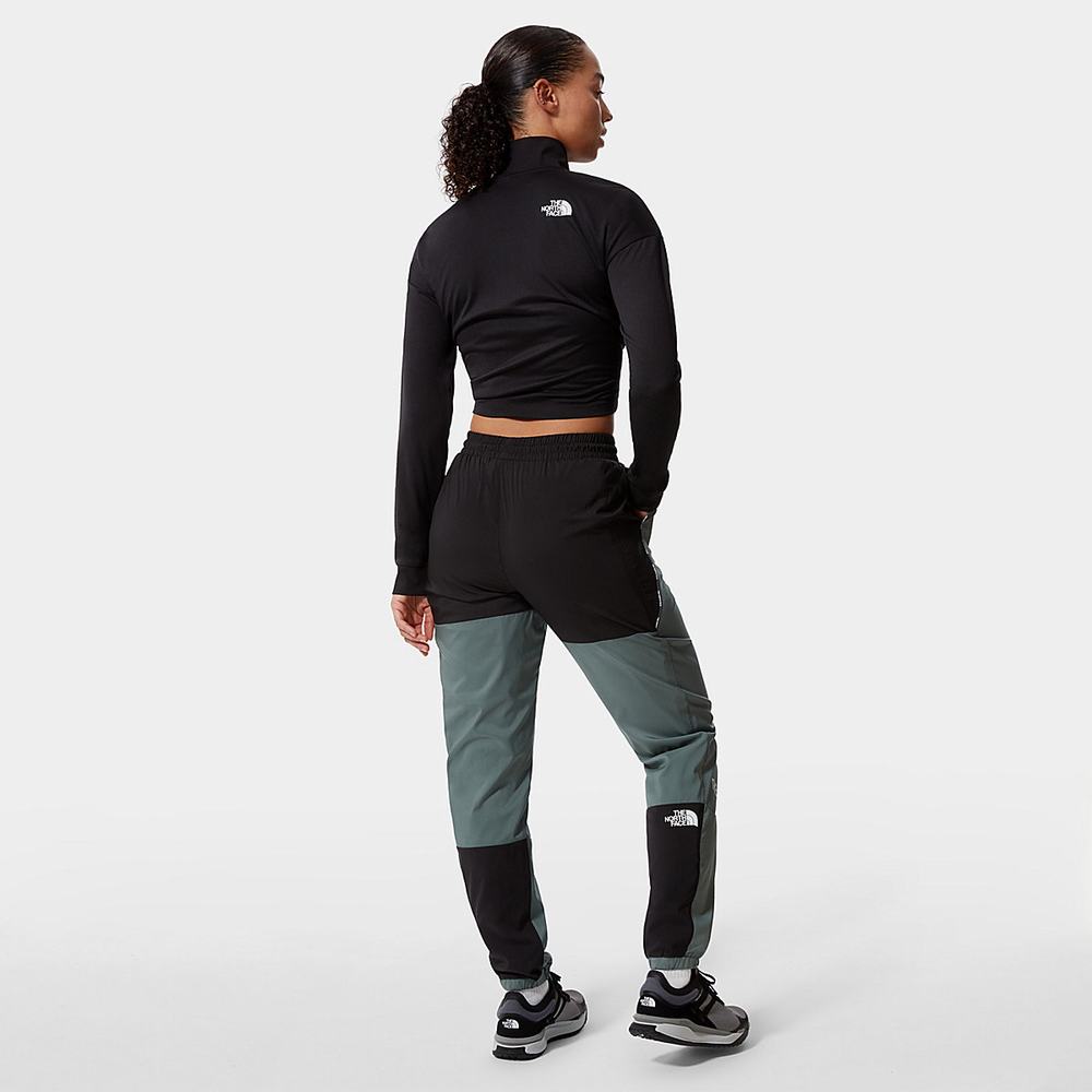 Nohavice The North Face MOUNTAIN ATHLETICS WIND Damske Zelene | TAC-579082