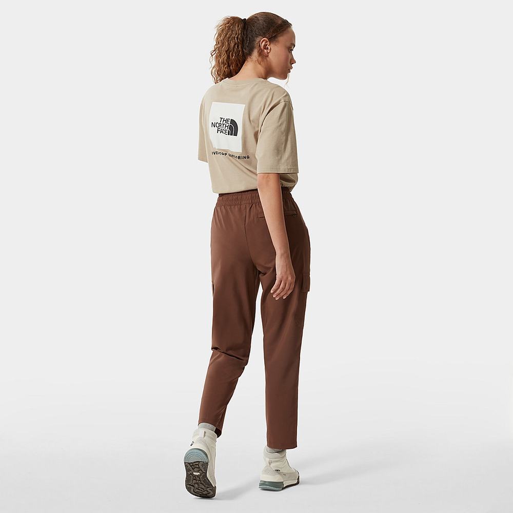 Nohavice The North Face NEVER STOP WEARING CARGO Damske Hnede | TUE-235814