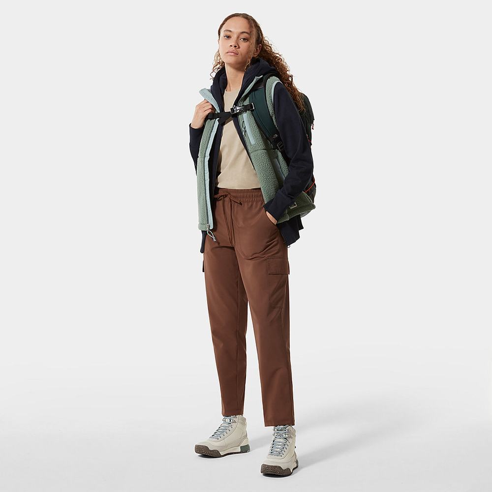Nohavice The North Face NEVER STOP WEARING CARGO Damske Hnede | TUE-235814