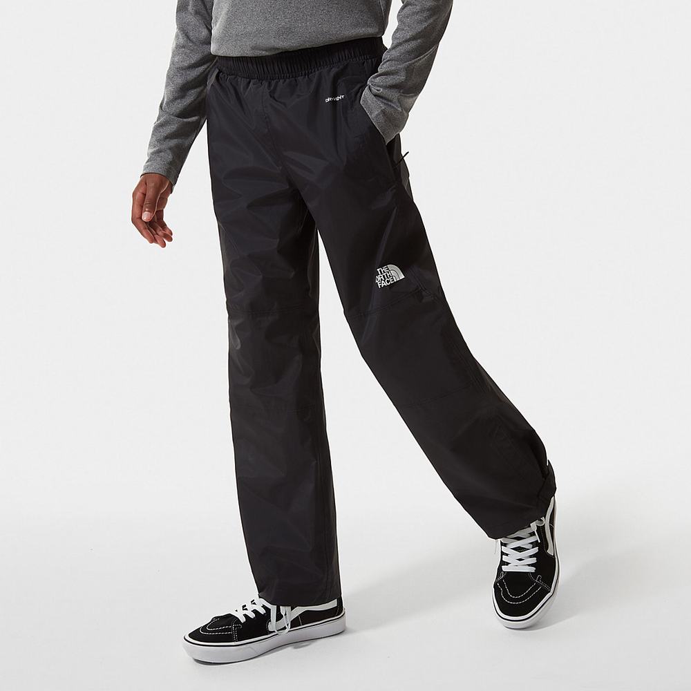 Nohavice The North Face Resolve Rain Chlapcenske Čierne | FDM-723516