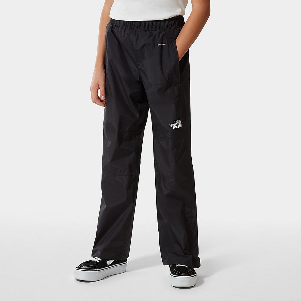 Nohavice The North Face Resolve Rain Chlapcenske Čierne | FDM-723516