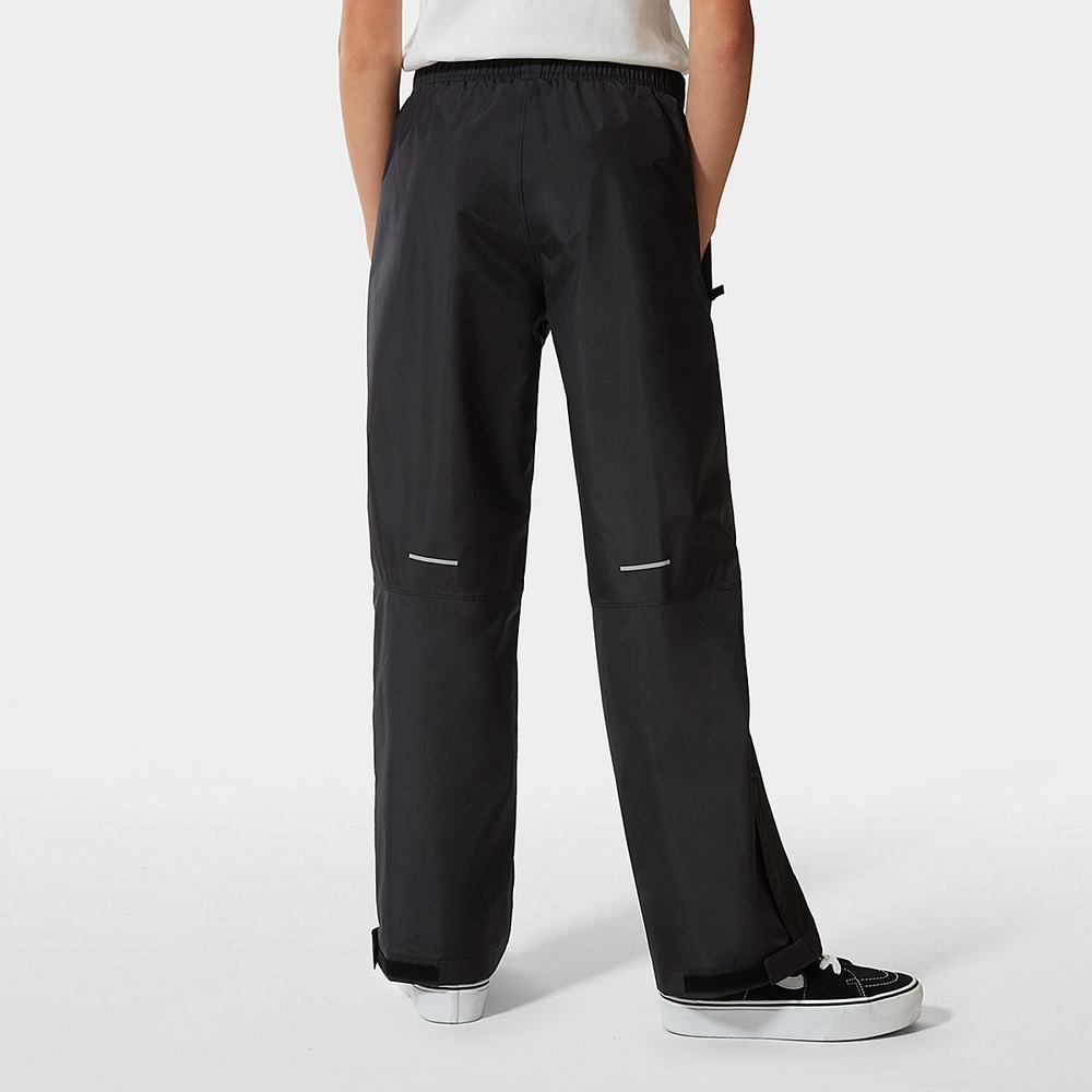 Nohavice The North Face Resolve Rain Chlapcenske Čierne | FDM-723516