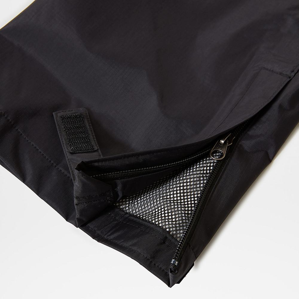 Nohavice The North Face Resolve Rain Chlapcenske Čierne | FDM-723516