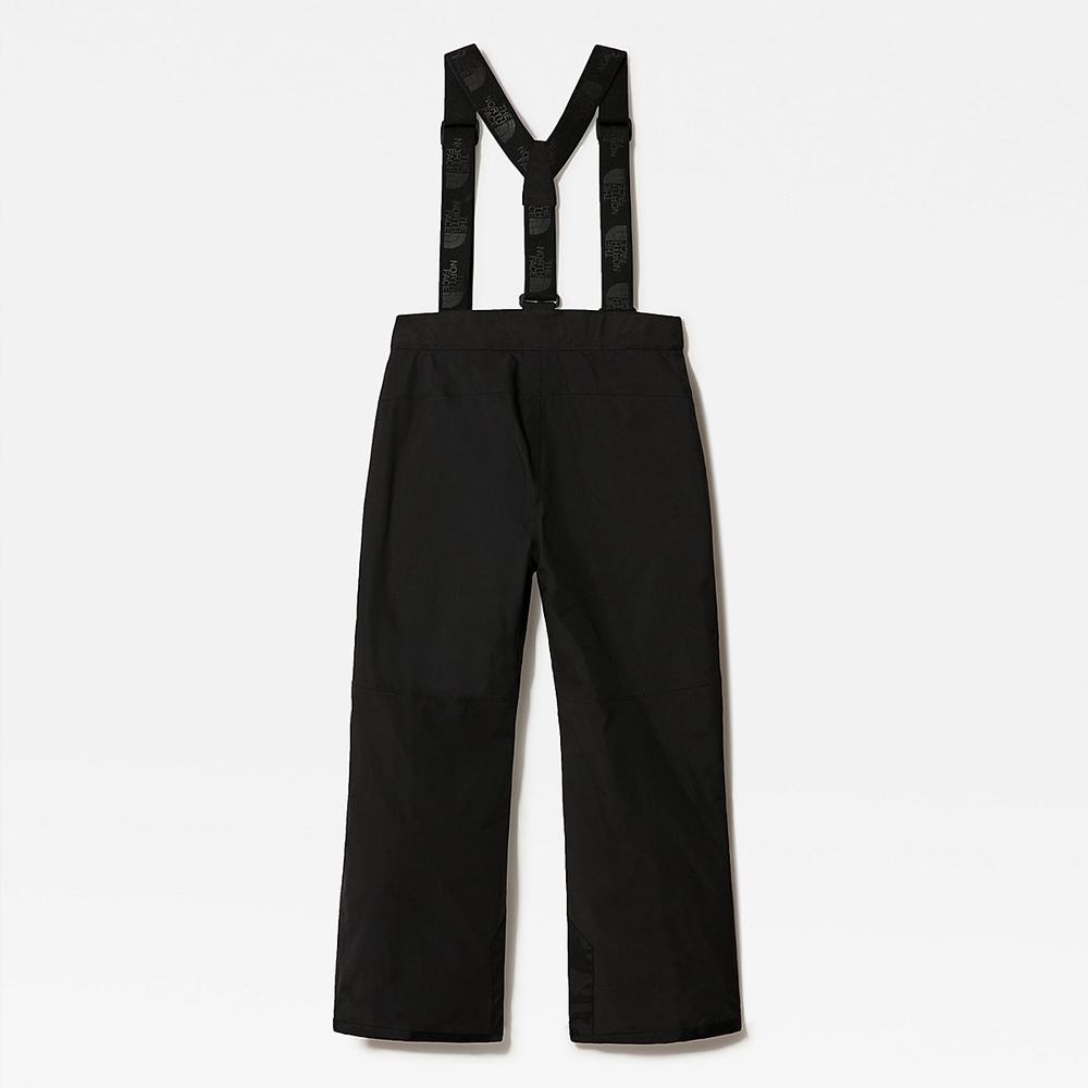 Nohavice The North Face SNOW QUEST SUSPENDER PLUS SKI Chlapcenske Čierne Biele | JKF-087243