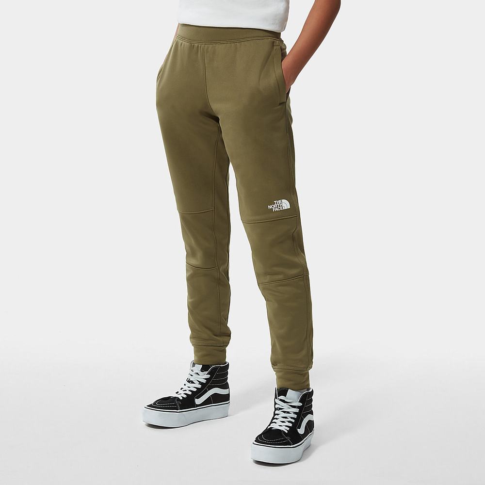Nohavice The North Face SURGENT JOGGERS Dievcenske Olivovo Zelená Zelene | UAF-710465