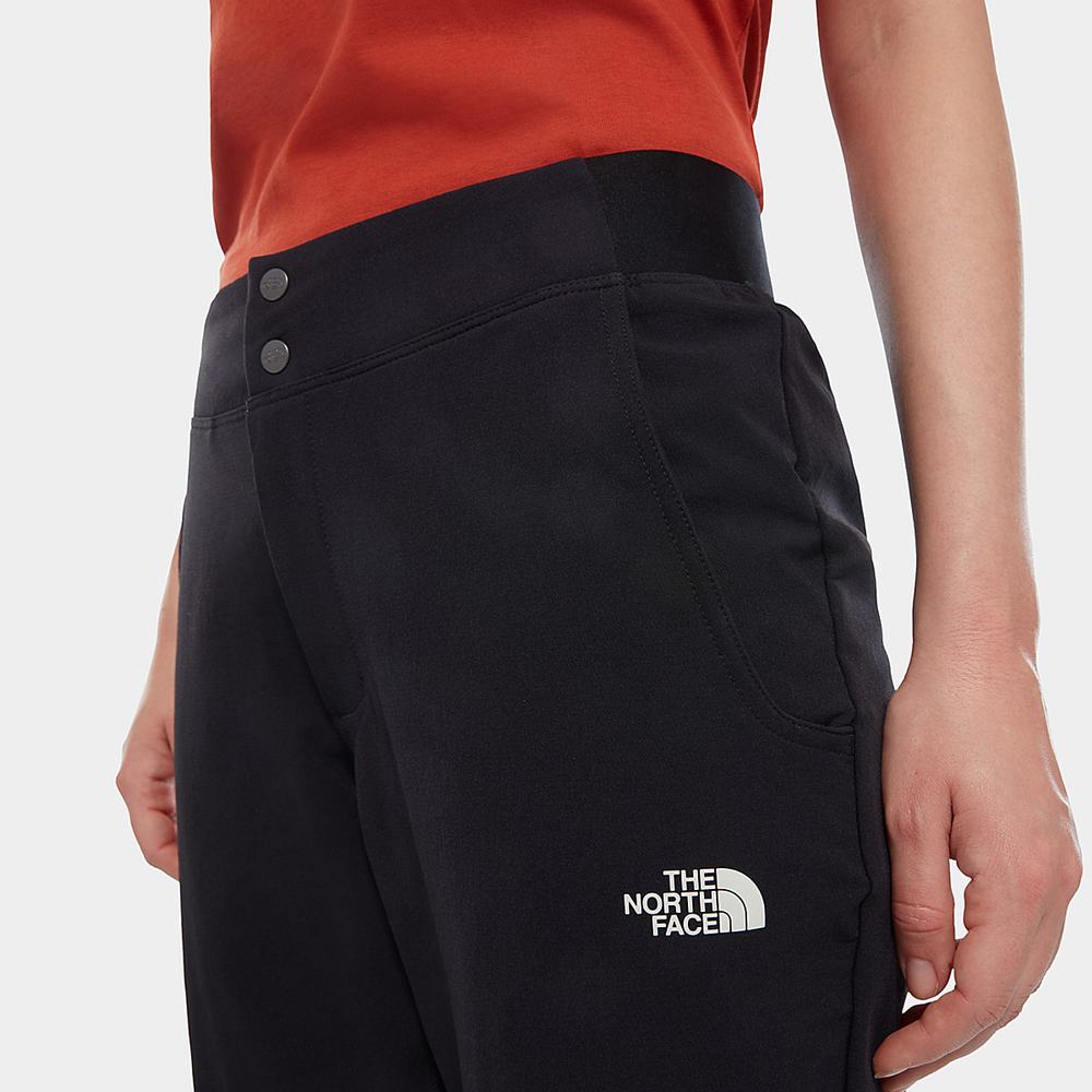 Nohavice The North Face Slim Quest Softshell Damske Čierne | VSI-980342