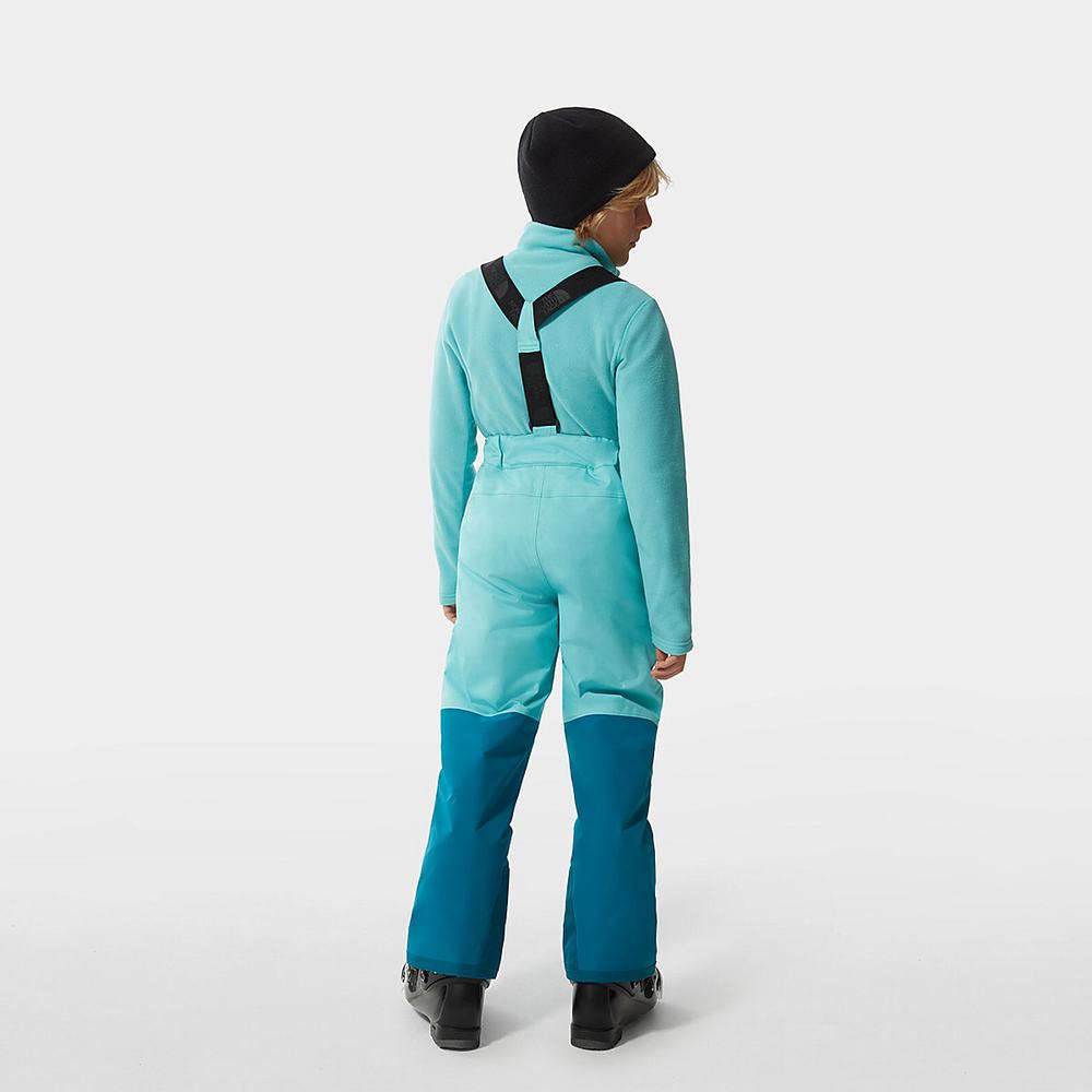 Nohavice The North Face Snowquest Bib Chlapcenske Modre | VFY-290543