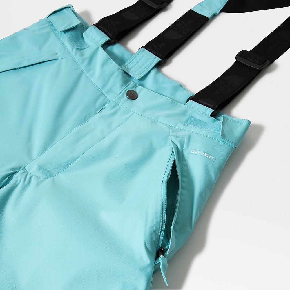 Nohavice The North Face Snowquest Bib Chlapcenske Modre | VFY-290543