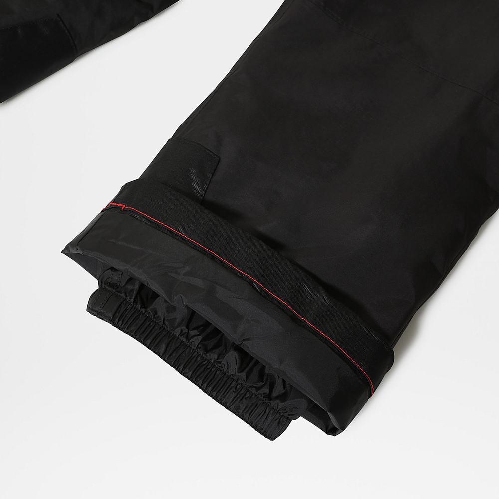 Nohavice The North Face Snowquest Bib Dievcenske Čierne | KIT-502914