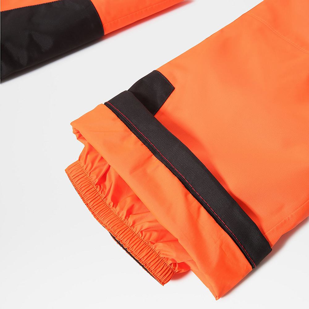 Nohavice The North Face Snowquest Bib Dievcenske Oranžové | QLY-167345