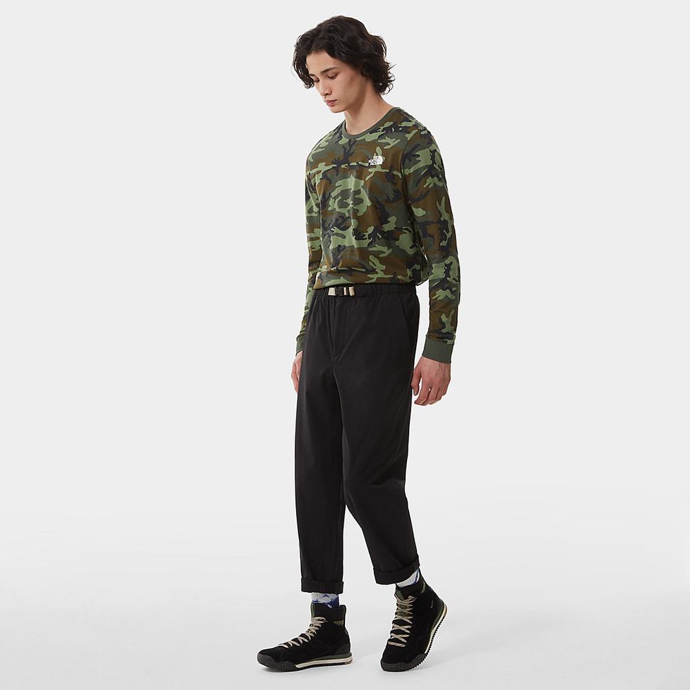 Nohavice The North Face TECH EASY Panske Čierne | TAC-192058