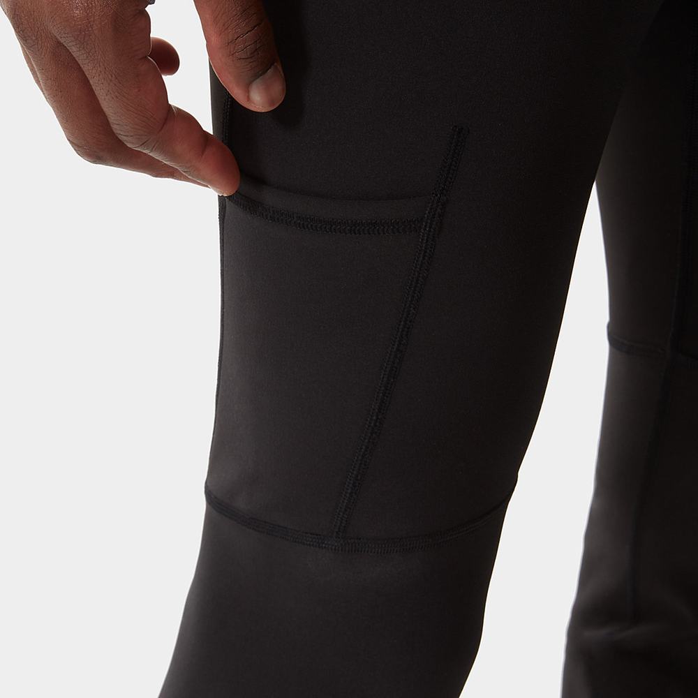 Nohavice The North Face Winter Warm Tight Panske Čierne | RPS-095743