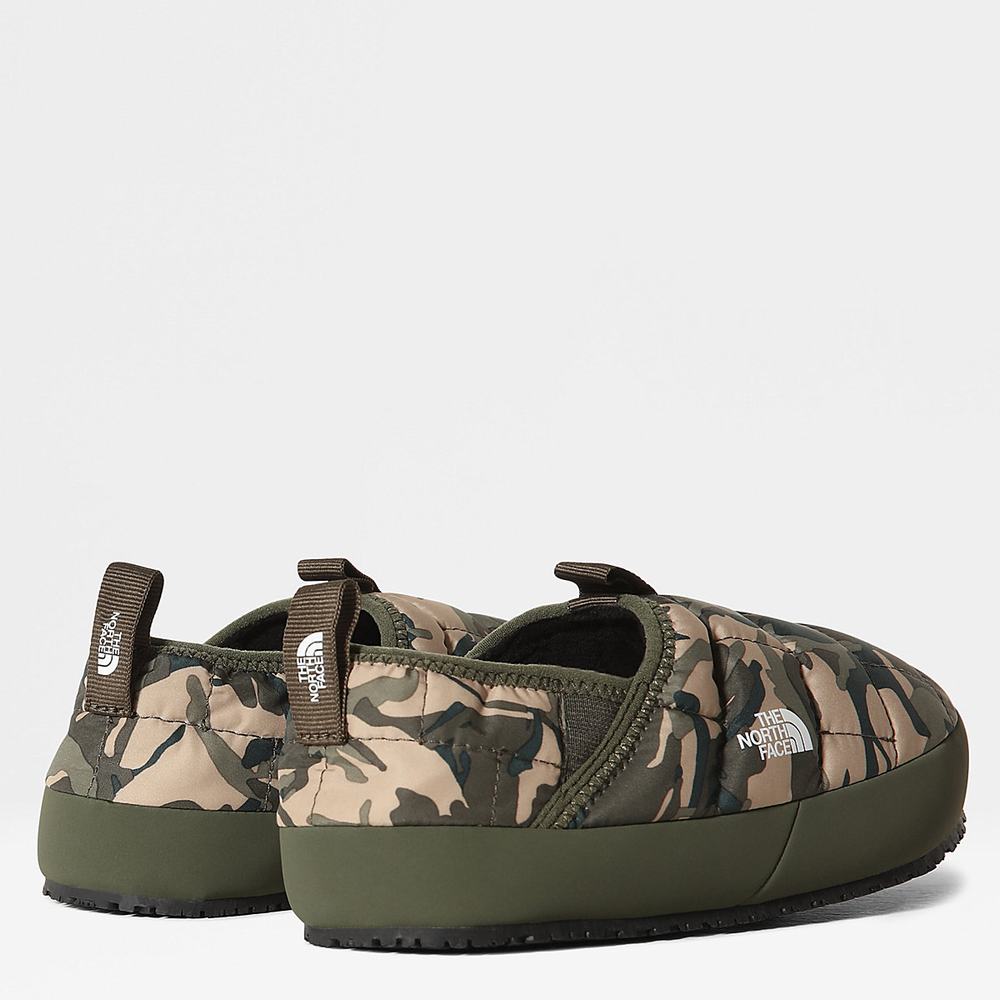 Pantofle The North Face THERMOBALL™ Traction II Mule Dievcenske Zelene Maskacove | CMQ-586132