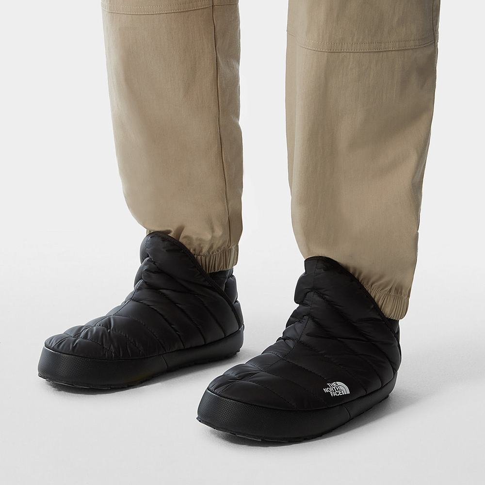 Pantofle The North Face THERMOBALL™ Traction Bootie Mule Panske Čierne Biele | LBS-605489