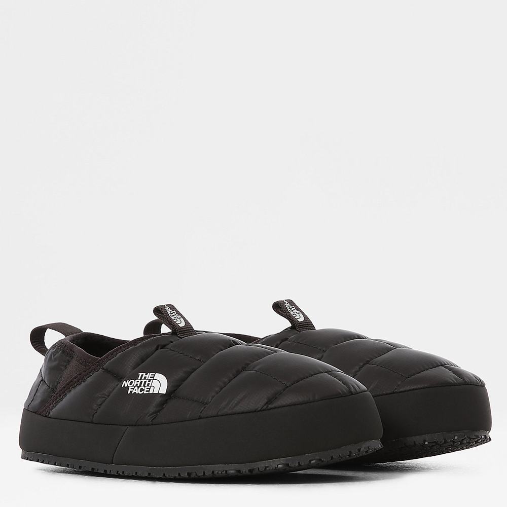 Pantofle The North Face THERMOBALL™ Traction II Mule Chlapcenske Čierne Biele | XFS-318520