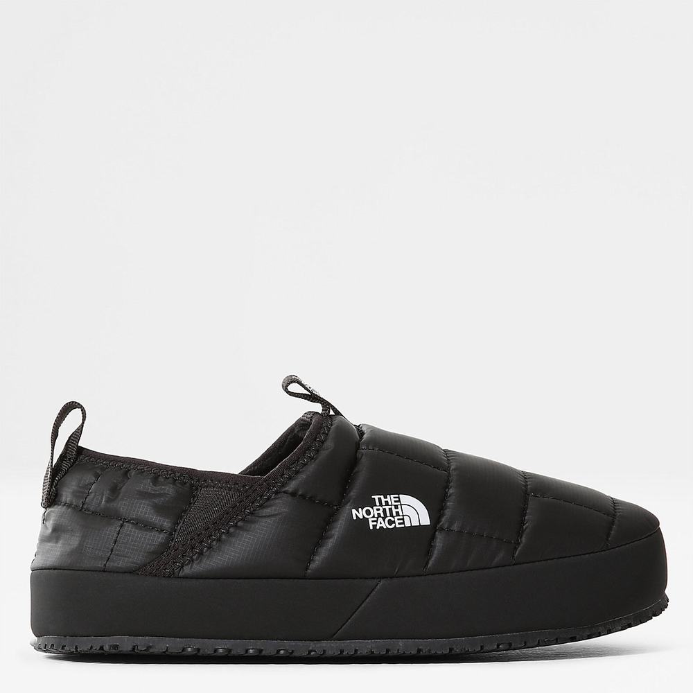 Pantofle The North Face THERMOBALL™ Traction II Mule Chlapcenske Čierne Biele | XFS-318520