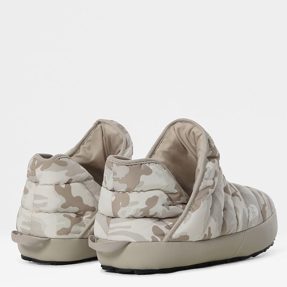 Pantofle The North Face THERMOBALL™ Traction Bootie Mule Panske Biele Maskacove Strieborne Siva | ZJG-029564